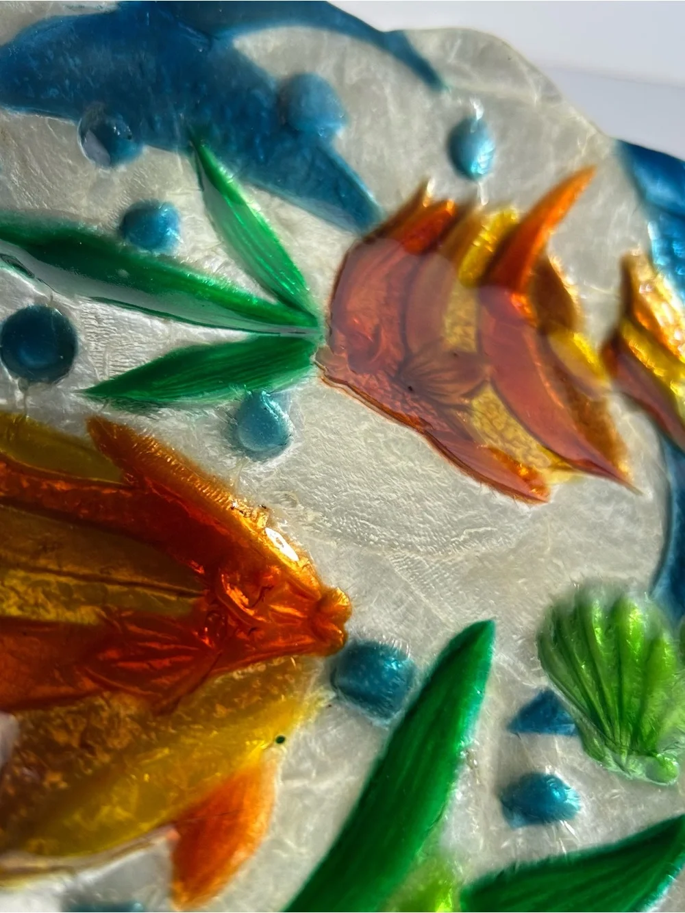 Vintage capiz shell
